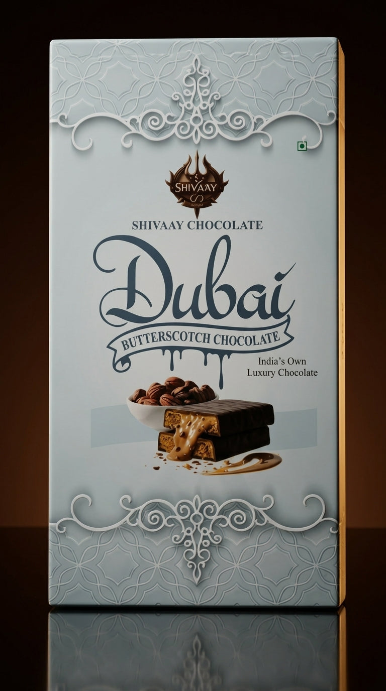 Dubai Butterscotch – India’s First Butterscotch Chocolate