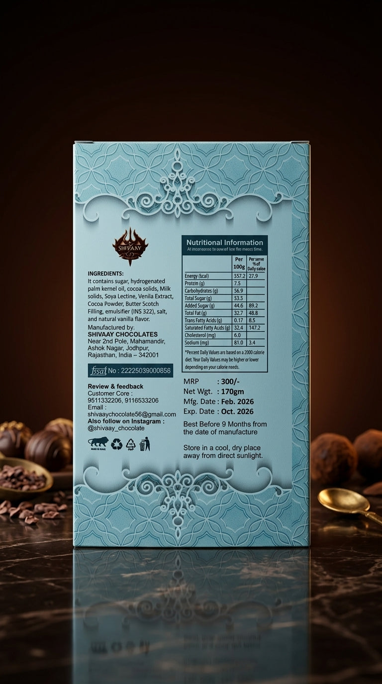 Dubai Butterscotch – India’s First Butterscotch Chocolate