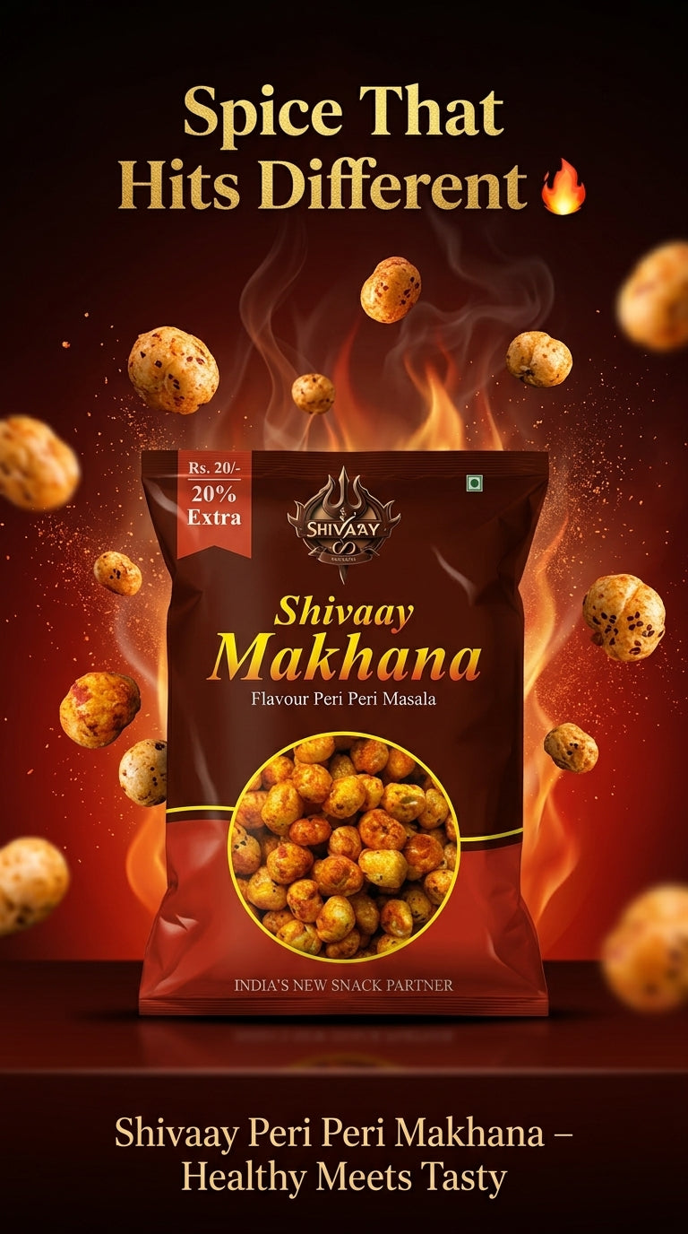 Shivaay Peri Peri Makhana – Bold Crunch, Spicy Punch