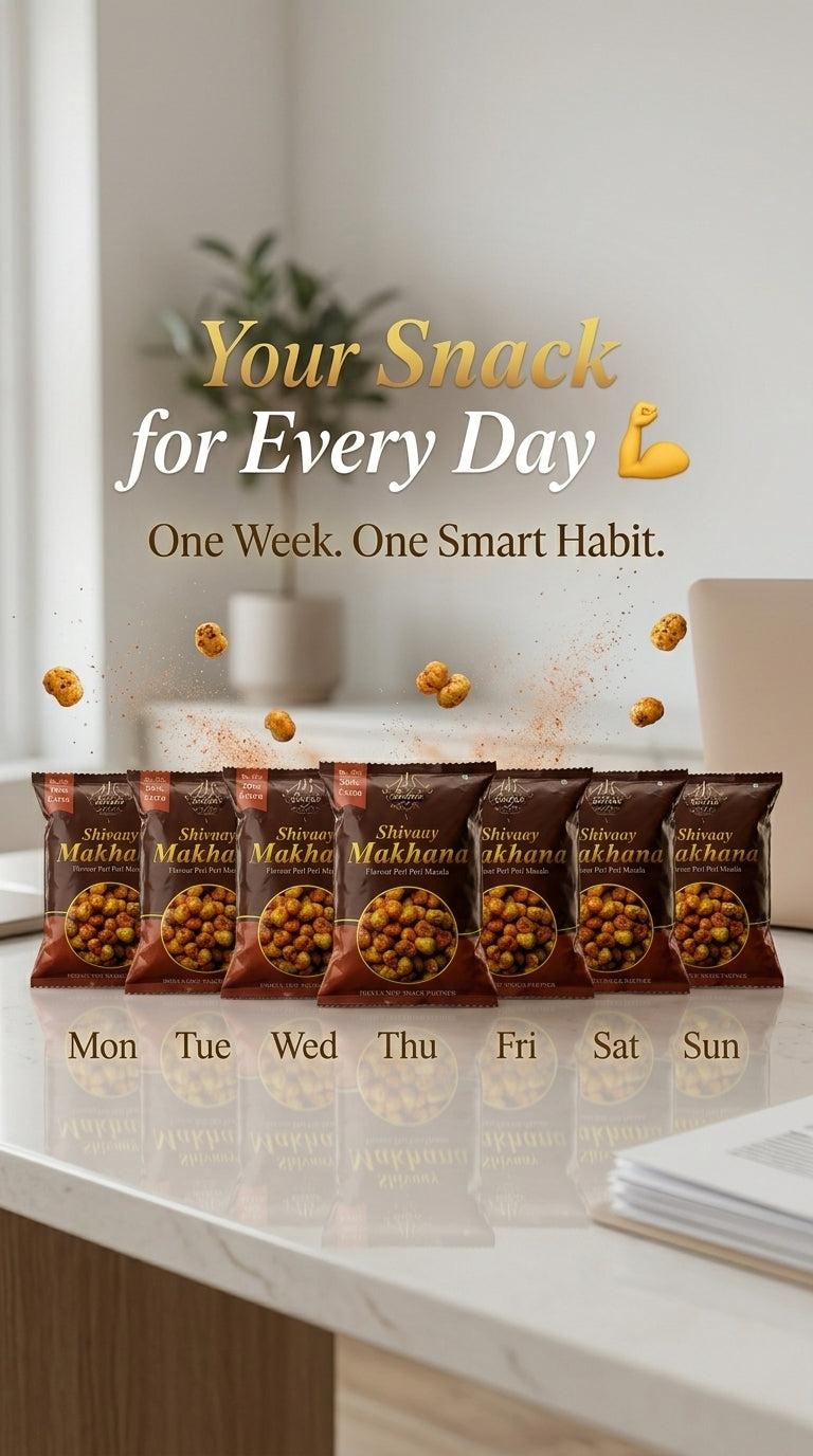 Shivaay Peri Peri Makhana – 7 Days Crunch Pack